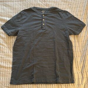 J. Crew Short Sleeve Henley XL